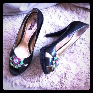 Lovely bejeweled  shoes